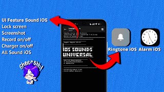 iOS Sounds Universal v3🔥Module Magisk  IOS MODIFIED [upl. by Prudi]