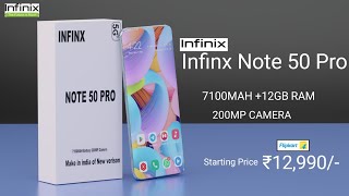 Infinix Note 50 Pro 5G  7000mAh Battery 12GB RAM 120Hz Amoled Display [upl. by Minny]