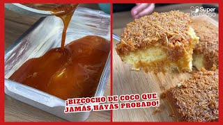 ¡Este bizcocho de coco rallado y caramelo es lo más delicioso que jamás hayas probado [upl. by Accever]