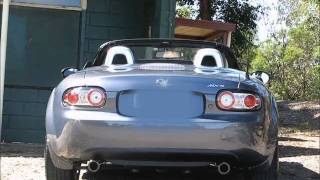 MX5 NC GWR Roadstersport Midpipe and Q Muffler VS Stock [upl. by Demetrius]