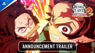 Demon Slayer Kimetsu no Yaiba The Hinokami Chronicles 2  Announcement Trailer  PS5 amp PS4 Games [upl. by Gnoix332]