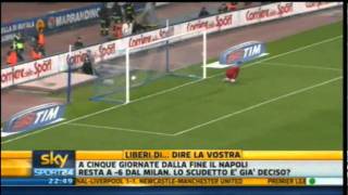 Napoli  Udinese 12  Highlights Sintesi Sky Sport 24  17042011  33 giornata serie A  HQ [upl. by Eilagam]