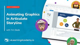 Animating Graphics in Articulate Storyline  HowTo Workshop [upl. by Brendin]