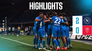 Highlights  Napoli  Monza 20  Serie A  6ª giornata [upl. by Starobin]