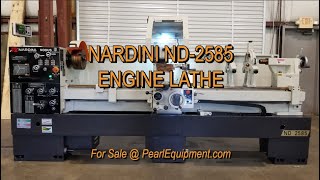 Nardini ND 2585 Engine Lathe [upl. by Airelav]