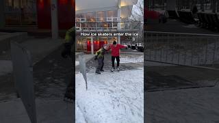 5 Types Of Ice Skaters At The Rink 🤣🥶 iceskating holidays shorts [upl. by Berga]