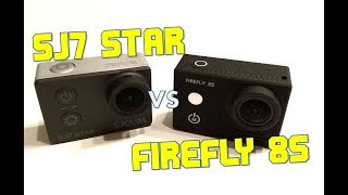 SJCAM SJ7 Star vs HawkEye Firefly 8S 4K [upl. by Illa517]