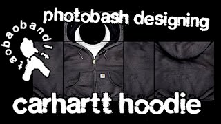 photobash designing carhartt hoodie roblox [upl. by Einial]