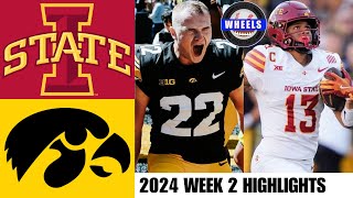 Iowa State vs 21 Iowa CRAZY  Full Game Highlights  2024 College Football Highlights [upl. by Eugatnom]