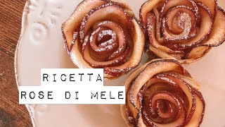 Rose di Mele ricetta facile e bellissima Rose apple pastry [upl. by Kered895]