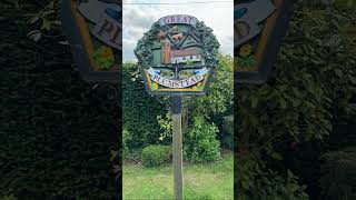 Great Plumstead Village Sign youtubeshorts village villagelife summer summertime uk [upl. by Ahsayn]