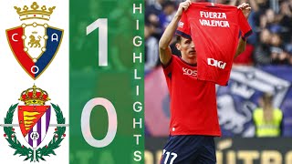 Resumen del C A Osasuna 10 Valladolid C F en Radioestadio Navarra [upl. by Xenophon438]