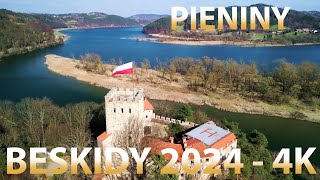 PIENINY 2024  4K  ATRAKCJE PODRÓŻE  SZCZAWNICA  SŁOWACJA  DUNAJEC BESKIDY [upl. by Vine563]