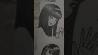 Tomie Kawakami💀junjiitocollection shorts tomie manga anime animeart [upl. by Elyag779]