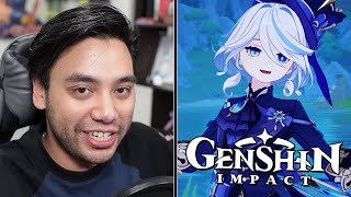 Gigguk Reacts to EVERY Genshin Character Trailer [upl. by Narag913]