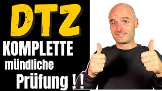 DTZ B1 Telc KOMPLETTE Mündliche Prüfung  A2 B1 [upl. by Kedezihclem281]