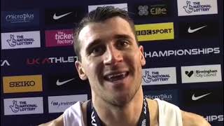 Guy Learmonth  British Indoor champion Mens 800m  Feb 2023 [upl. by Russian]