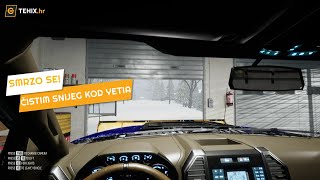 Čistim snijeg dok me Yeti uhodi  Snow Plowing Simulator [upl. by Isaacson406]