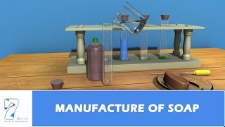 MANUFACTURE OF SOAP [upl. by Amitarp]