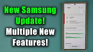 New Samsung Update Adds New Features to Millions of Galaxy Phones  Whats New [upl. by Shantee]