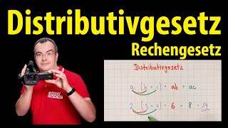 Distributivgesetz  Rechengesetz  Lehrerschmidt [upl. by Dnomal]