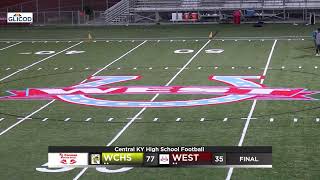 High School Football  Woodford Co vs W Jessamine [upl. by Emmey]