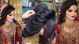 New bridal hairstyle tutorial explained step by step [upl. by Nylodnarb619]