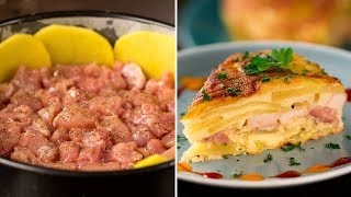 Cartofi gratinați la cuptor – rapid delicios și sățios  SavurosTV [upl. by Toille850]