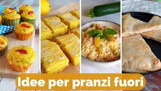 IDEE PRANZO FUORI CASA o PICNIC  tante ricette facili [upl. by Namas15]