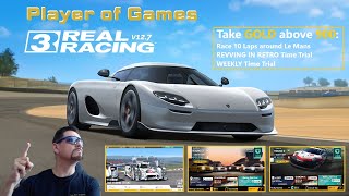 Player of Games Real Racing 3 Update 127 Take GOLD above 900 [upl. by Neliak]