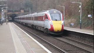 Trains At Welwyn North 04122024 [upl. by Refotsirk]