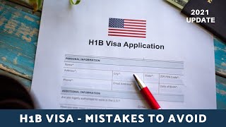 Important mistakes to avoid while applying H1B Visa [upl. by Eanom]