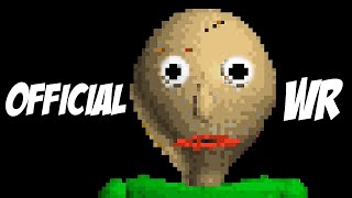 SPEEDRUN RECORD TIME  Baldis Basics Classic Remastered [upl. by Halfon]