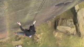 James Pearson climbing Gerty Berwick Ilkley England [upl. by Deyes253]