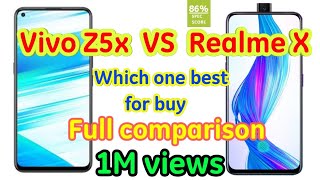 vivo z5x vs realme x which is best for buy  value for money  full detail comparison [upl. by Gamin565]