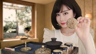 ASMR Soothing Aromatherapy and Upper Body Massage  Spa Roleplay [upl. by Neicul]