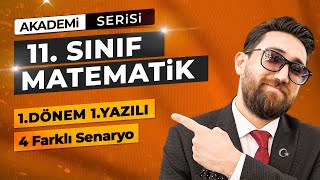 11Sınıf 1Dönem 1Yazılı Soruları  Akademi Serisi  4 FARKLI SENARYO  Ücretsiz PDF [upl. by Dorahs903]