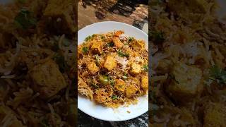 Paneer biryani recipe viralvideo shortvideo biryani vegbiryani trending viralshort trending [upl. by Swain]