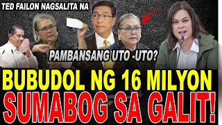 HULI SI GLORIA ISA PALANG SCAMMER TED FAILON SINUPALPAL SI CHUA  VP SARA SUMABOG SA GALIT [upl. by Ipoillak476]