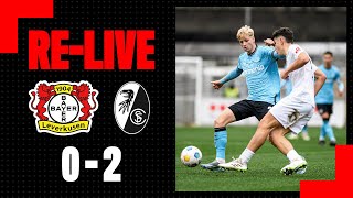 RELIVE Bayer 04 Leverkusen U19 🆚 SC Freiburg U19 02  DFBPokal der Junioren Viertelfinale [upl. by Aneeles]