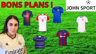 Foot Maillots PAS CHER  John Sport ⚽️ [upl. by Nafis403]