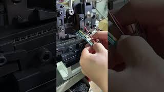 XH2 54 Terminal Crimping Machine Molex Jst Cable Wire Strip And Crimp Machine Semi Automatic Multico [upl. by Nnalyrehs735]