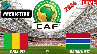 Mali vs Gambia SEMI FINAL CAF U17 Africa Cup Of Nations 2024 Qualification [upl. by Yt]