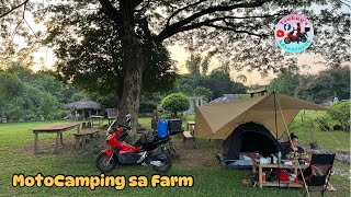 MotoCamping Serye S1 E25  RRebs Int Eco Farm  Natividad Pangasinan  panoramic view [upl. by Lacram]