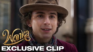 Wonka  quotA Good Chocolatequot Clip  Only in Theaters December 15 [upl. by Varuag]