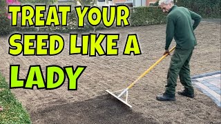 SIMPLE TOOLS for seeding a lawn  Its NOT TOO LATE to SEED your lawn [upl. by Irahc]