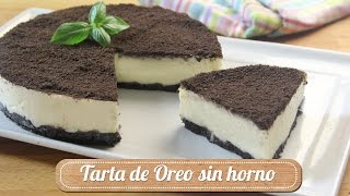 Tarta de oreo sin horno [upl. by Eirrok]