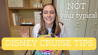 NOT your typical Disney Cruise Tips [upl. by Yrrak]