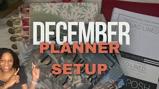 December 2024 Planner Setup  Frankenplanner  Christmas Planner Setup  Monthly Planner Reset [upl. by Kcira]