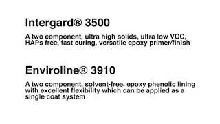 Intergard 3500 and Enviroline 3910 from AkzoNobel [upl. by Wivinia]